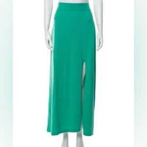 Canessa green cashmere skirt
